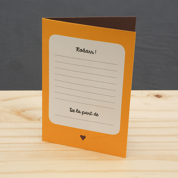 Carte Pop-up Lion