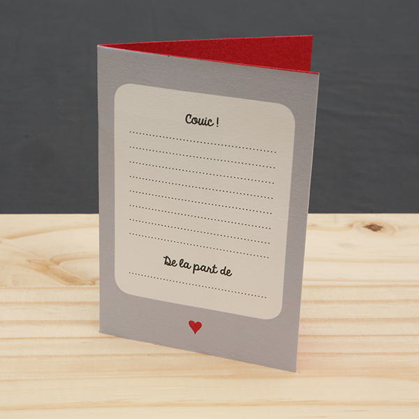 Carte Pop-up Souris