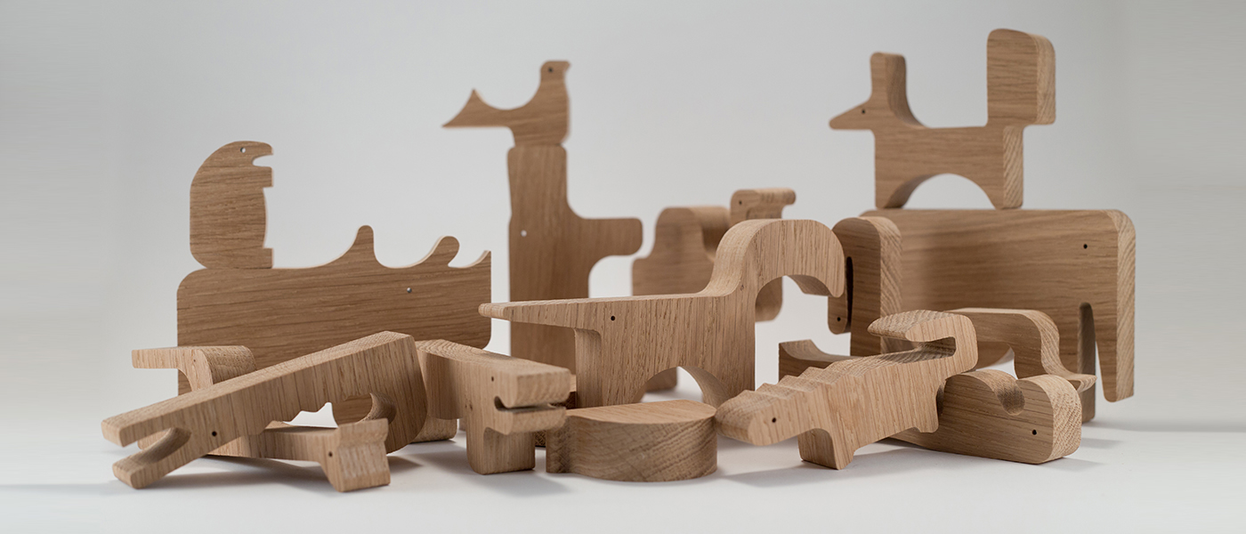 Puzzle design bois et Jeu d'équilibre